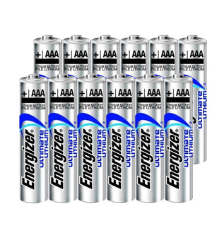 AAA Energizer Lithium 12 Pack