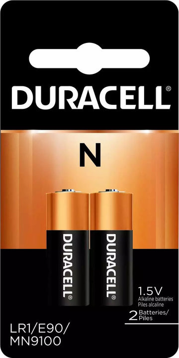 Duracell "N" Alkaline E90 battery, 2 Pack