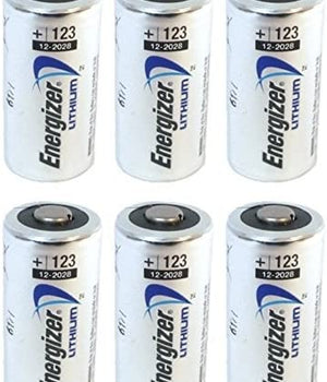 123 Energizer Lithium 6 Pack - (Silver)