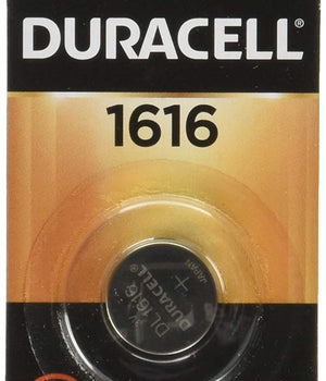 Duracell DL1616BPK Lithium Coin Battery, 1616 Size, 3V, 55 mAh Capacity (Case of 6)
