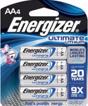 AA Energizer Lithium Battery (4 Per Card)