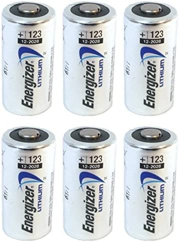 Energizer 123 Lithium, 6 Pack