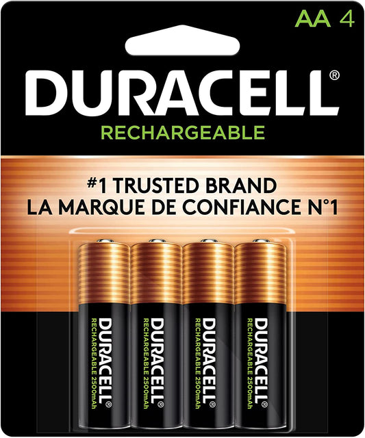 Duracell AA Rechargeable, 4 Pack