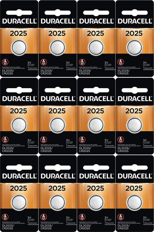 Duracell 2025 Lithium, 12 Pack