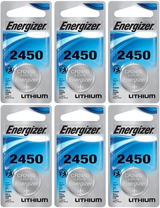 Energizer 2450 Lithium, 6 Pack