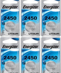 Energizer 2450 Lithium, 6 Pack