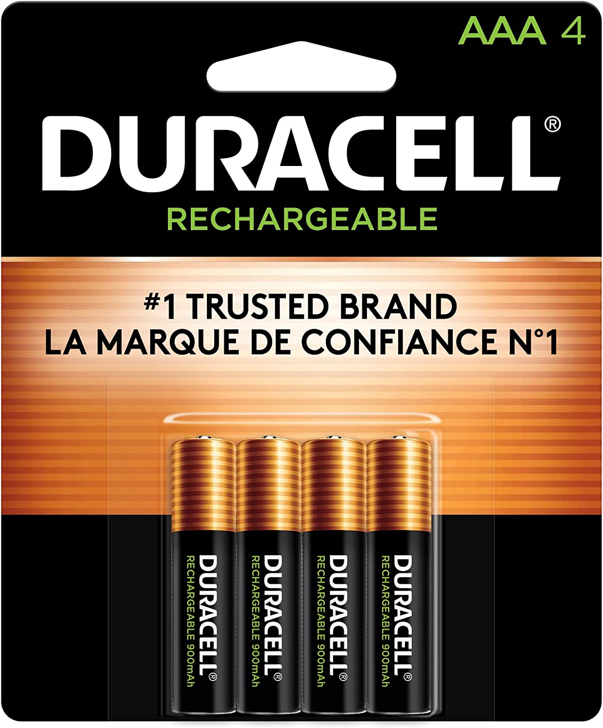 Duracell AAA Rechargeable, 4 Pack