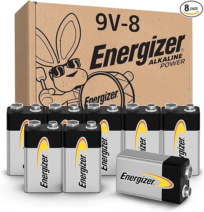 Energizer 9V INDUSTRIAL, 8 pack