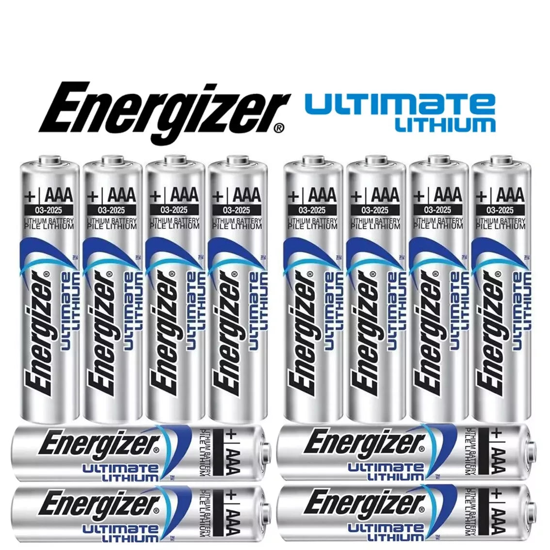 Energizer Ultimate Lithium AAA L92 batteries, 12-pack