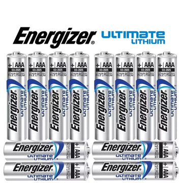 Energizer Ultimate Lithium AAA L92 batteries, 12-pack