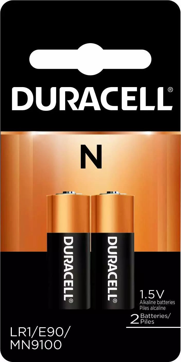 Duracell "N" Alkaline, 2 Pack