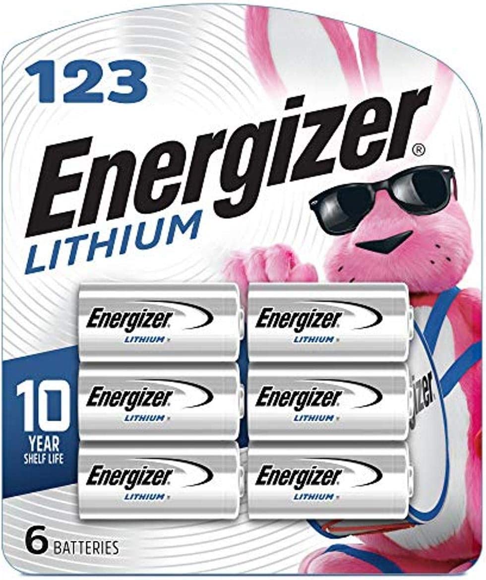 Energizer 123 Lithium, 6 Pack