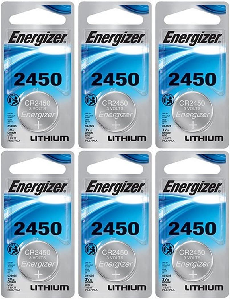 Energizer 2450 Lithium, 6 Pack