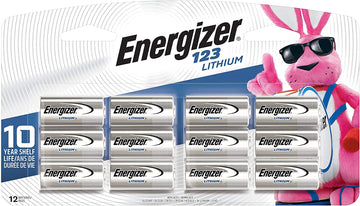 Energizer 123 Lithium, 12 Pack