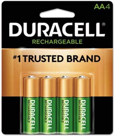 Duracell AA NiMH rechargeable batteries, 4-pack